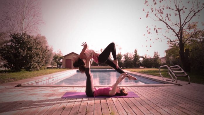 Acro Yoga Exercise Health Fitness India 1
