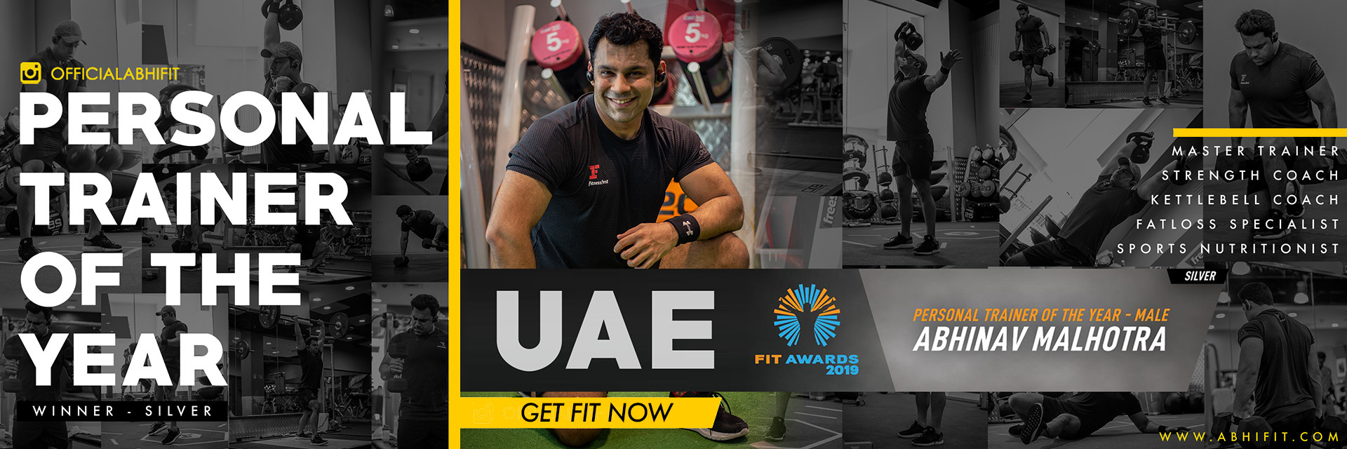 Abhinav Malhotra Best Personal Trainer of UAE Dubai Abu Dhabi All Emirates Health Fitness India