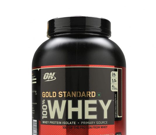 Optimum Nutrition ON Gold Standard 100 Whey Protein Powder 5 lbs 2.27 kg Double Rich Chocolate Health Fitness India 1