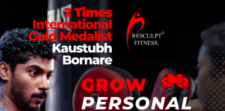 Mumbai Personal Trainer Course International Cardio Kickboxing Certificate by Instructor Kaustubh Bornare Resculpt Fitness